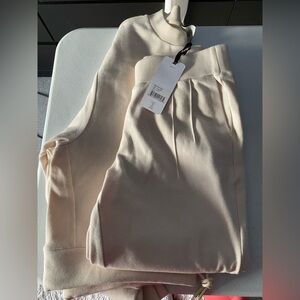 VARLEY NWT sweatsuit, cream/oatmeal colourway, size large